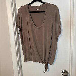 Express Tie Front Top size large